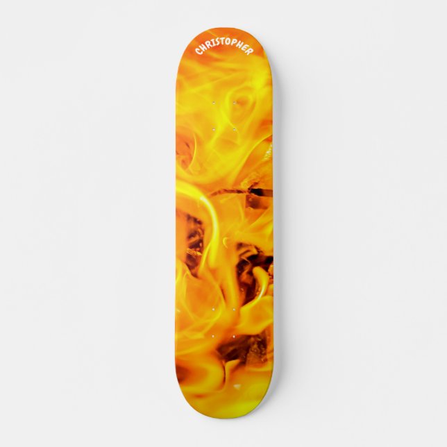 Fire And Flames Skateboard (Front)
