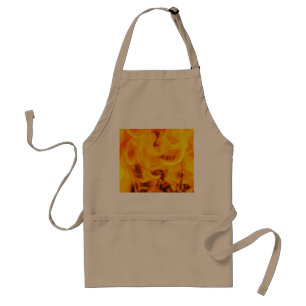 Fire and flames standard apron