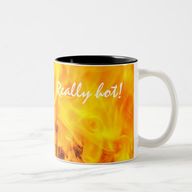 Fire and flames Two-Tone coffee mug (Right)