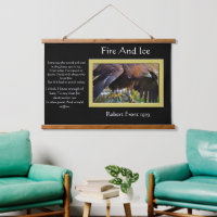 Fire And Ice Bald Eagle On A Rope  