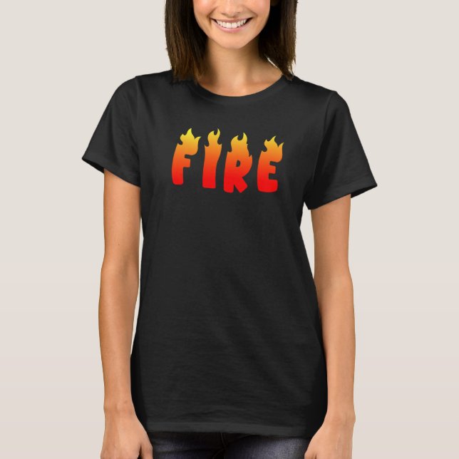 Fire and Ice Costume Halloween Family Matching T-Shirt (Front)