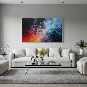 Fire and Ice in Flow Poster