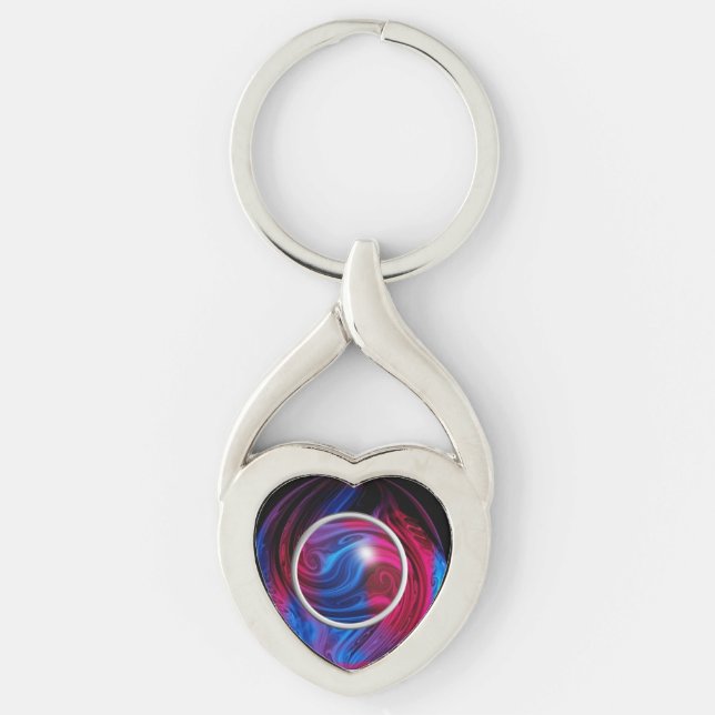 Fire and Ice Key Ring (Front)