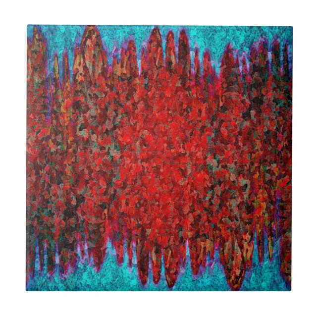 Fire and ice texture tile (Front)