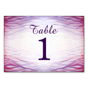 Fire and Ice Wedding Table Cards - Fire