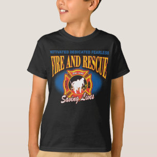 Fire and Rescue Saving Lives T-Shirt