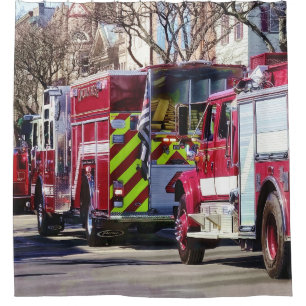 Fire and Rescue Shower Curtain