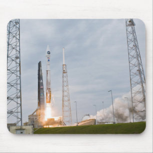 Fire and smoke signal the liftoff mouse mat