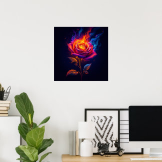 Fire and the Rose Poster