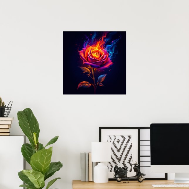 Fire and the Rose  Poster (Home Office)