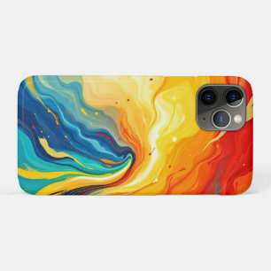 Fire and Water Abstract iPhone 11 Pro Case