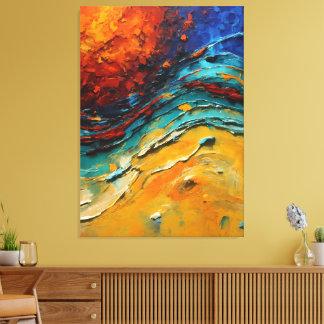 Fire and Water Canvas Print