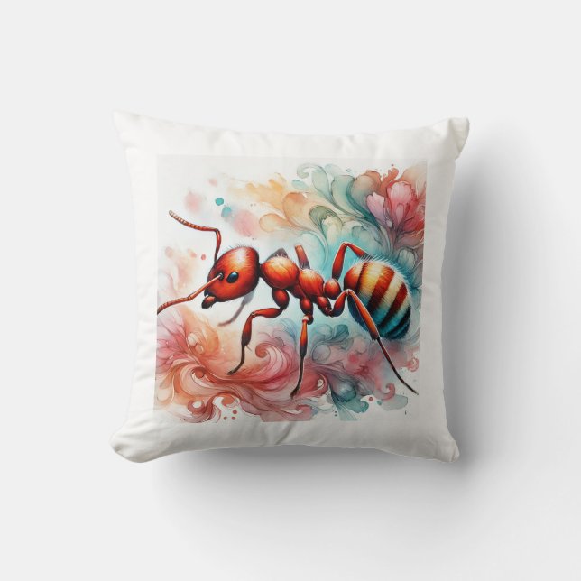 Fire ant 200924AREF105 - Watercolor Cushion (Front)