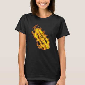 Fire Archery Bow And Arrow Flaming Archer T-Shirt