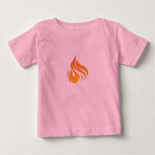 Fire art design baby T-Shirt