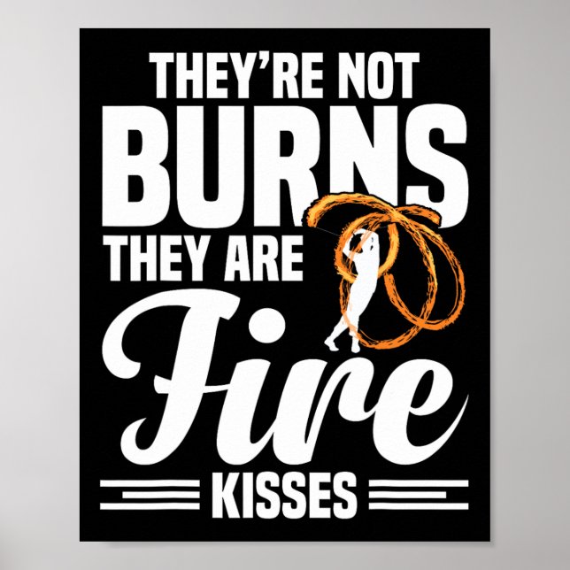Fire Artist Poi Fire Spinning Fire Dancing Fire Sp Poster (Front)