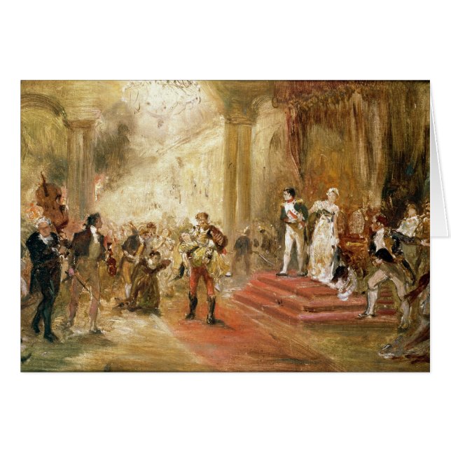 Fire at the Austrian Embassy (oil on canvas) (Front Horizontal)