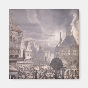 Fire at the Old Town Hall in Amsterdam Magnet