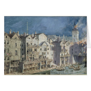 Fire at the Pont aux Meuniers in 1621