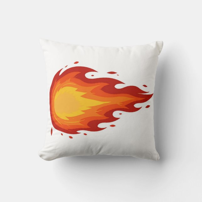 Fire ball and shield cushion (Front)
