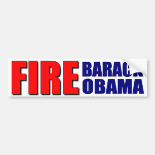 Fire Barack Obama Bumper Sticker