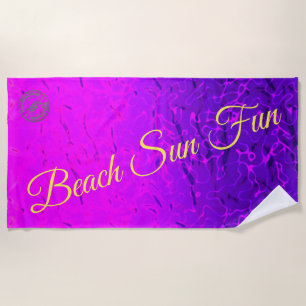 Fire Beach Towel