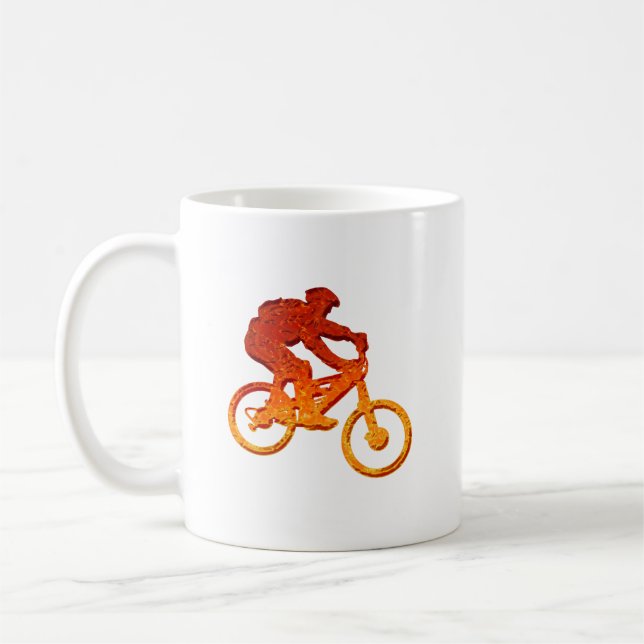 Fire Biker Coffee Mug (Left)