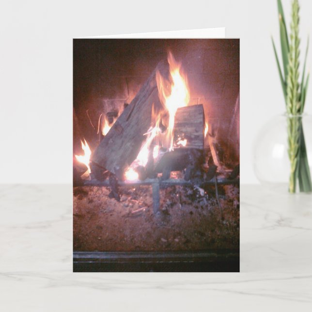 Fire  (Blank Inside) Card (Front)