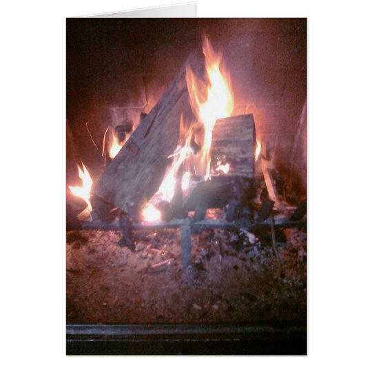 Fire (Blank Inside) Card