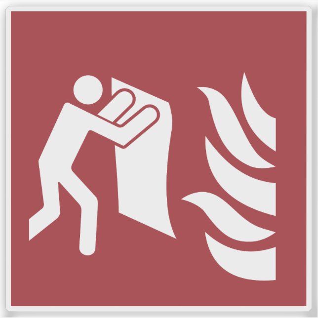 Fire Blanket Safety Sign (Front)
