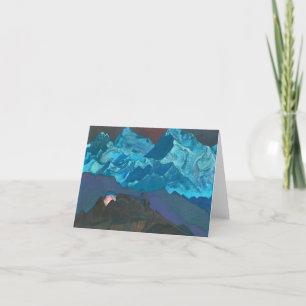 Fire Blossom by Nicholas Roerich Thank You Card
