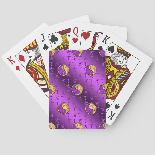 Fire Boar Playing Cards (Back)