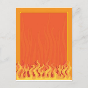 Fire Border Postcard