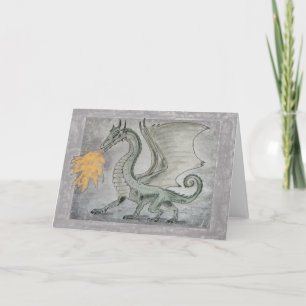 Fire Breathing Dragon Card