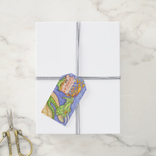 FIRE BREATHING DRAGON LIGHTING BIRTHDAY CANDLES GIFT TAGS