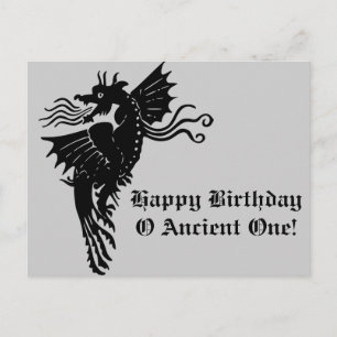 Fire Breathing Dragon Postcard