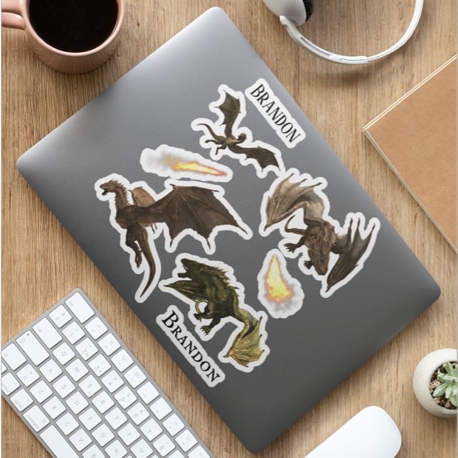 Fire Breathing Dragon Wyvern Personalised Set (Creator Uploaded)