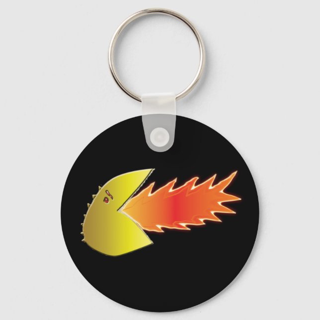 Fire-Breathing Head Key Ring (Front)