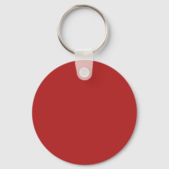 Fire Brick Red B22222 Colour - Add Your Name Optio Key Ring (Front)