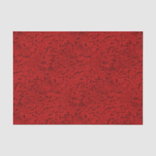 Fire Brick Red Cork Look Wood Grain Tissue Paper