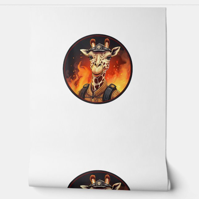 Fire Brigade Giraffes  Wallpaper (Unrolling)