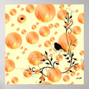 Fire Bubbles! Poster