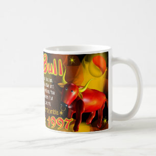 Fire  Bull born 1937, 1997 Coffee Mug