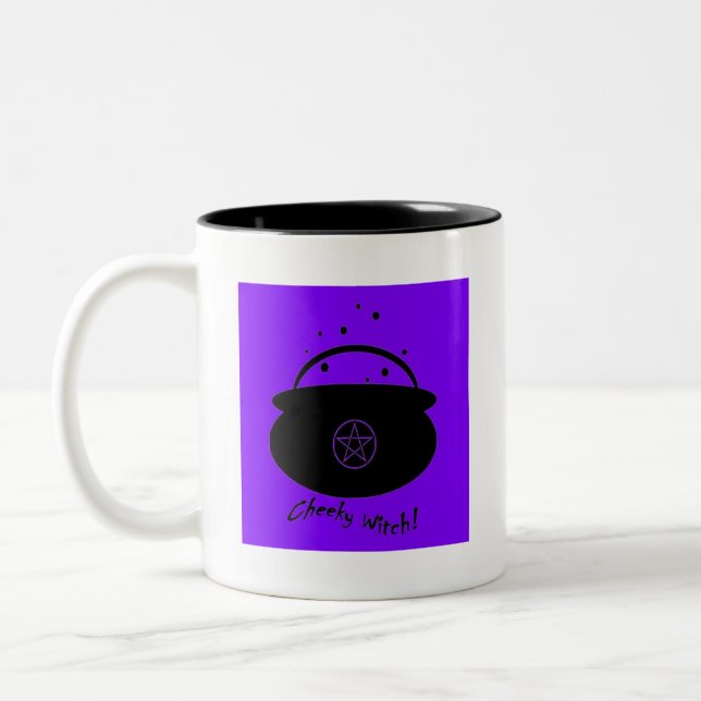 Fire Burn and Cauldron Bubble... Witch's Mug (Left)