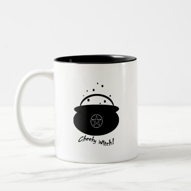Fire Burn and Cauldron Bubble... Witch's Mug (Left)