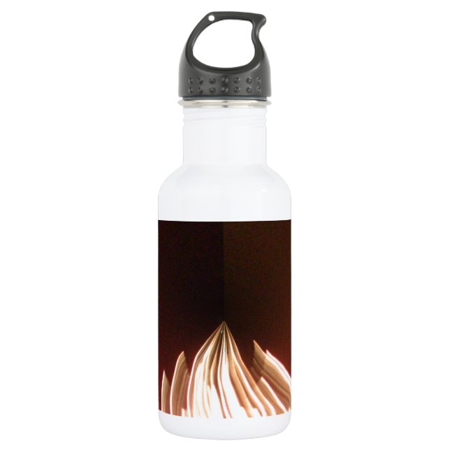 Fire Burning Hakuna Matata in Life.png 532 Ml Water Bottle (Front)
