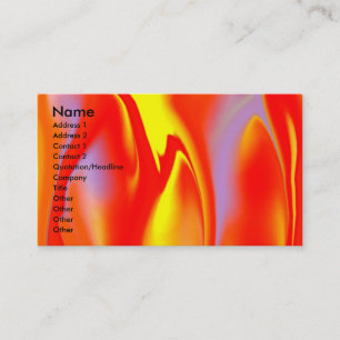 Fire business card