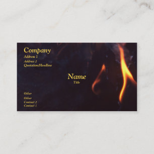 Fire Business Card