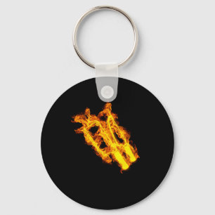 Fire Butcher Flames Cleaver Lamb Cleaver Key Ring