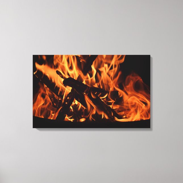 Fire Canvas Print (Front)